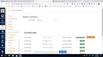 How to import content from one sandbox to another within Canvas