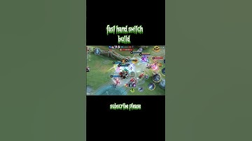Fast hand switch build                      #gusion #mlbb