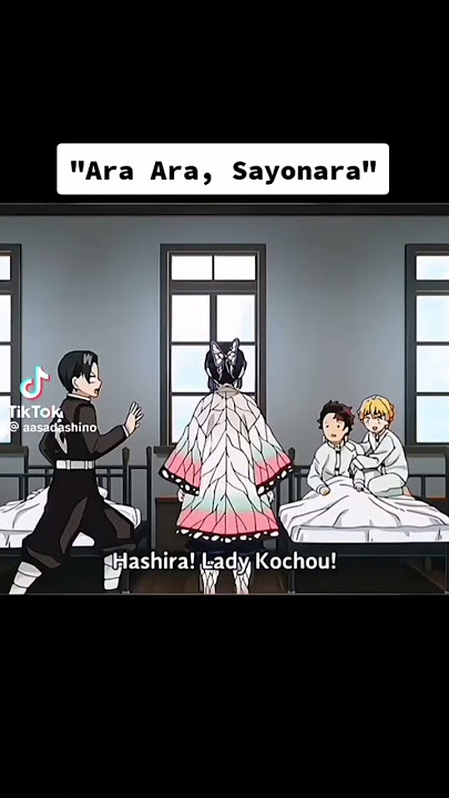 ara ara sayonara #shinobu #hashiras