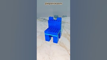 Satisfying Diy LEGO Chair💺| Building Blocks Chair | Lego Tutorial #asmr #asmrsounds #shortvideo