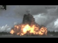 slow motion detonation of 950 kilo bomb