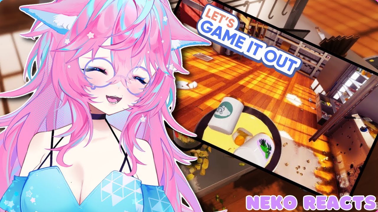 ━☆НЕКО РЕАКТИРУЕТ━☆ Он ГОРЕЕТ! !🔥 | ВПЕРВЫЕ РЕАКЦИЯ НА LET'S GAME IT OUT! !