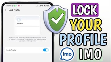 how to lock your profile on imo 2024