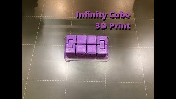 Infinity Cube 3D print time lapse