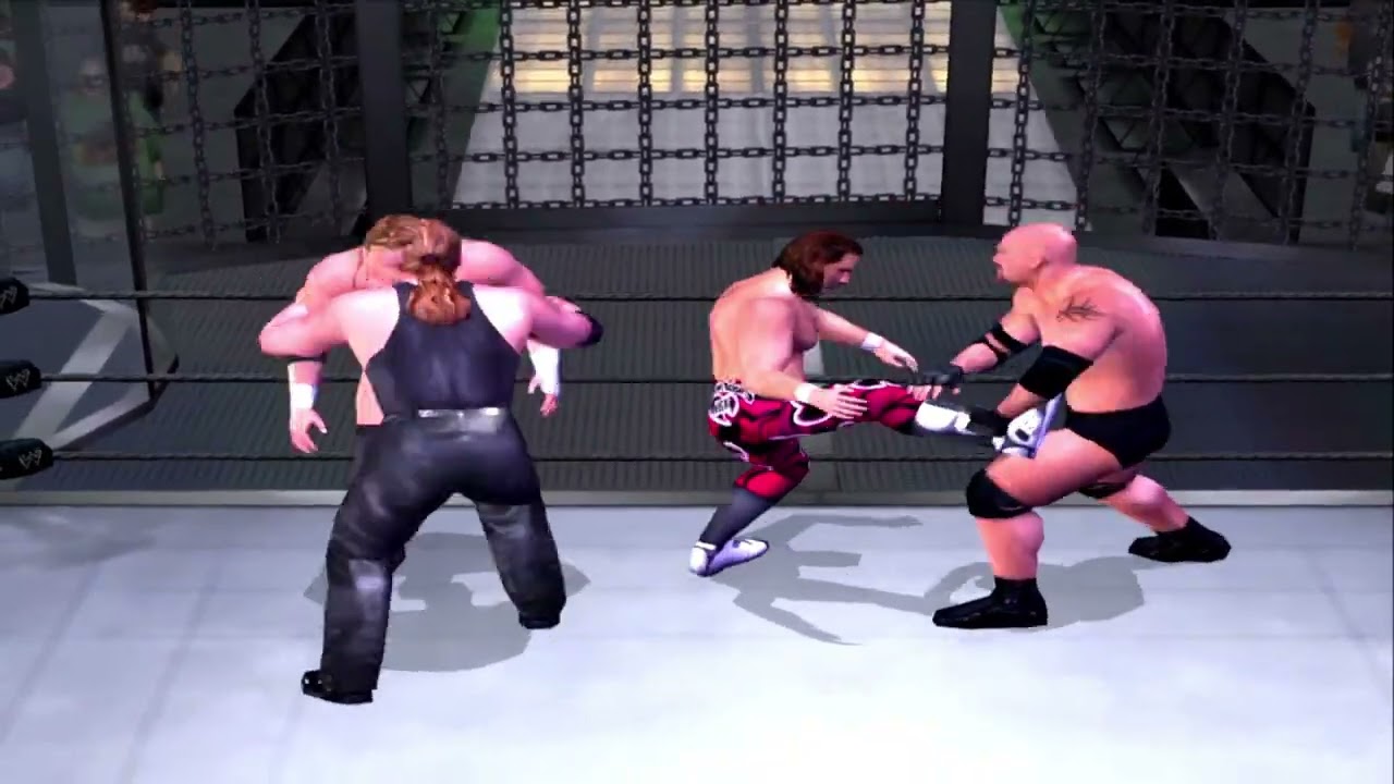 WWE Summerslam 2003 Elimination Chamber Smackdown Here Comes The Pain
