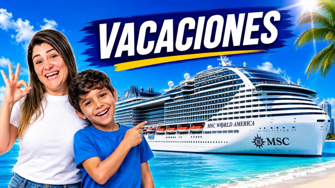 Vivimos 7 DÍAS en el crucero MSC World América🚢 | Así fue un día de nuestra aventura.