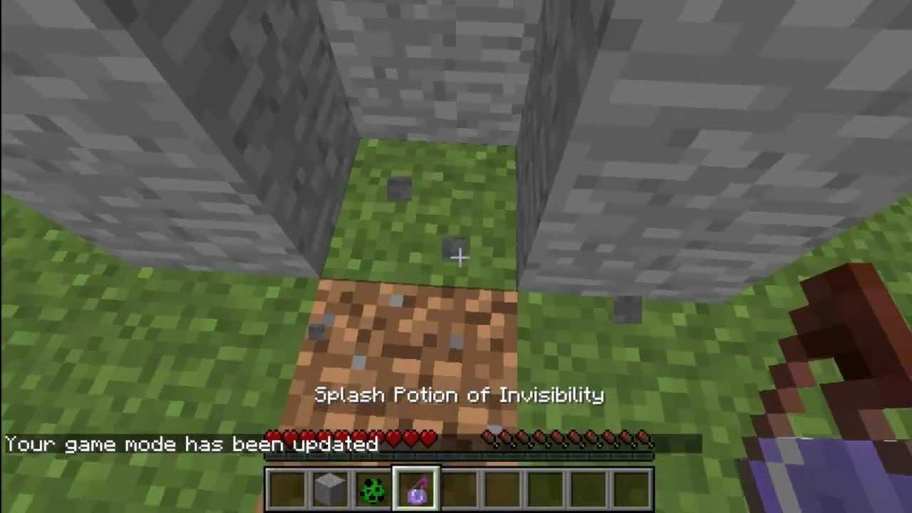 Minecraft - Invisible Creepers[Troll2] Grizzly'sTV - YouTube
