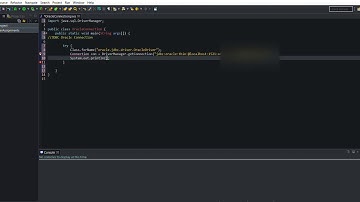 Oracle JDBC Connection