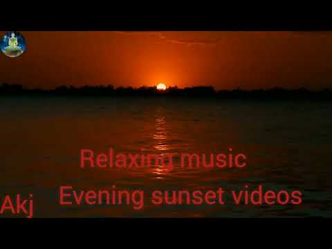 1Minutes Evening Sunset videos,Water sound, Nature video,#akj,#relaxing #meditationmusic