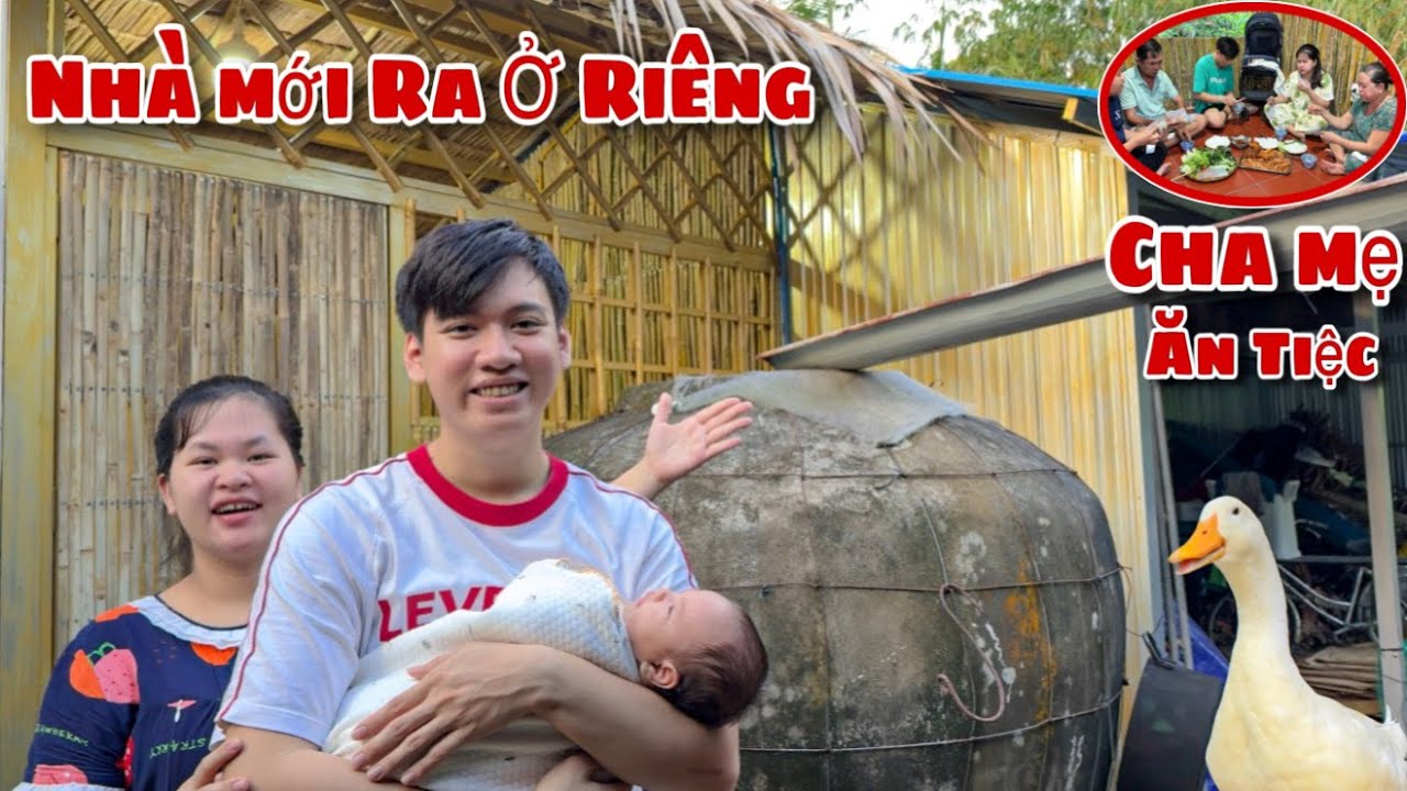 Chính Thức Có Nhà Mới Ra Ở Riêng Cha Mẹ Đến Ăn Tiệc Mừng Hai Con Và Cháu Ngoại Món Giò Heo Hầm Ớt