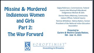 MMIWG part 2 June 10 2023