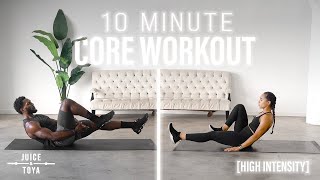 10 Minute High Intensity Abs\/Core Workout [For Advanced and Beginners]