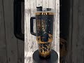 Black and Copper 40oz Quencher Full Wrap on Omtech 50w Co2 with Piburn.