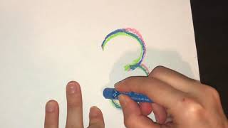 Rainbow Writing - Number 3