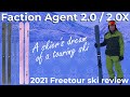 Test de ski freetour faction agent 20  agent 20x 2021