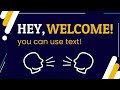 Animated Text Template | VideoScribe Template