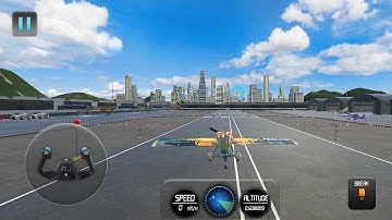 Flight simulator airplane game - gameplay walkthrough Android part 1