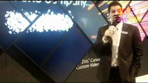 DSE 2012: Sony Shows Off Ziris Canvas Video Wall