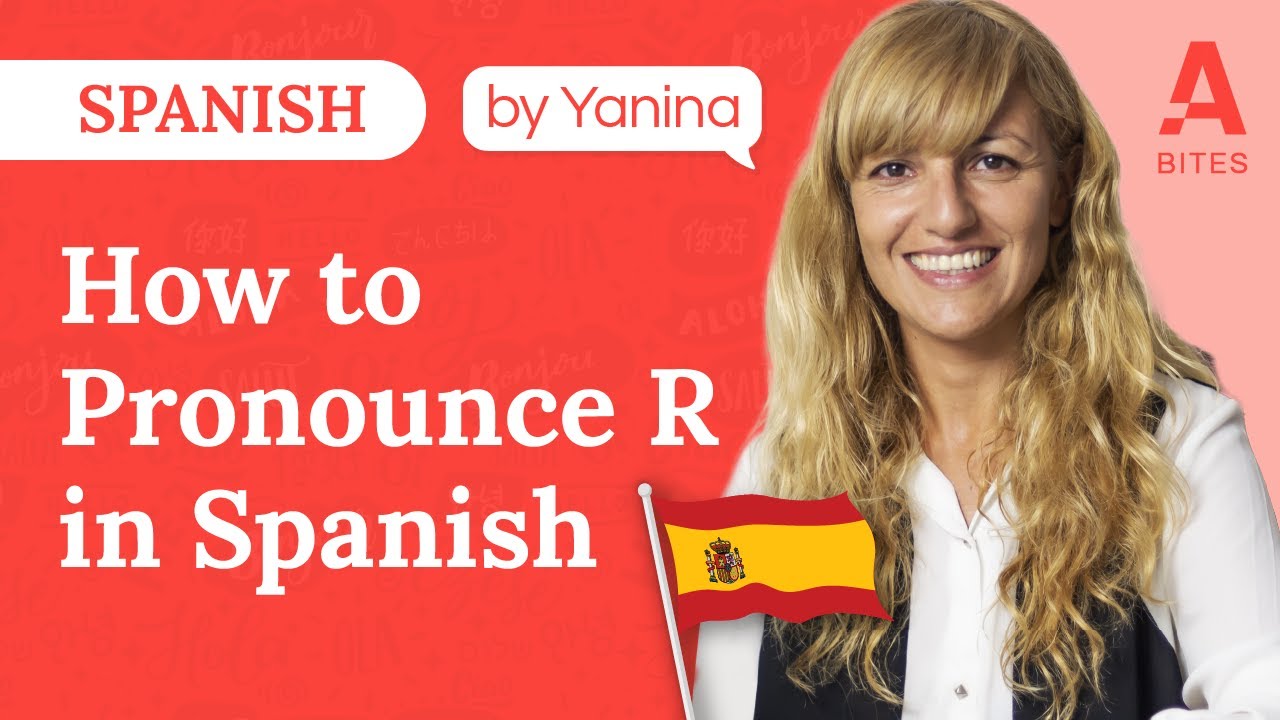 How to Pronounce R in Spanish Learn Spanish Online Amphy YouTube