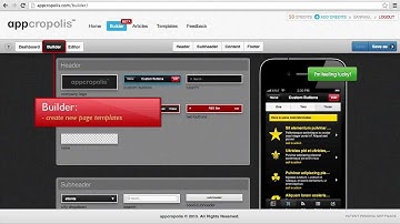 jQuery Mobile Builder (beta) - by Appcropolis