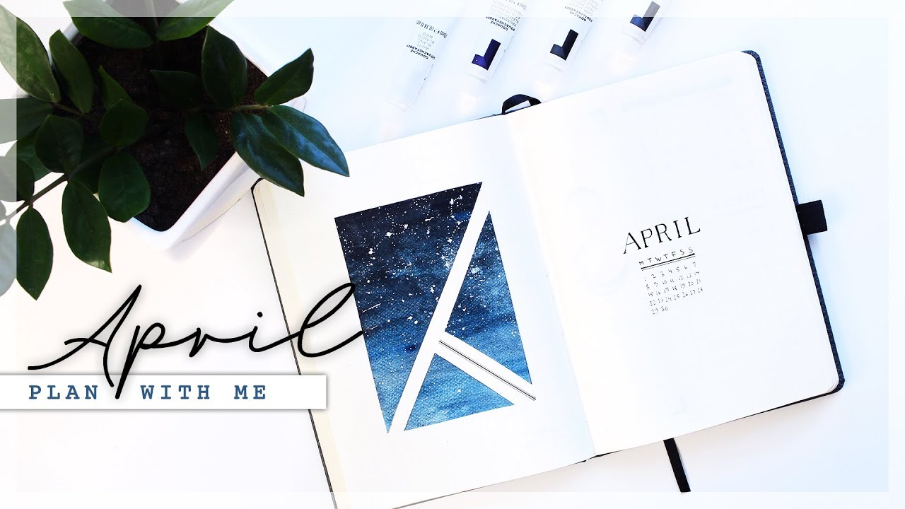 APRIL 2019 Plan With Me // Bullet Journal Monthly Setup