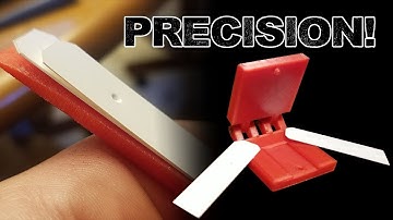 Easy way to dimple (indent) game call reeds (Duck call example, STL included)