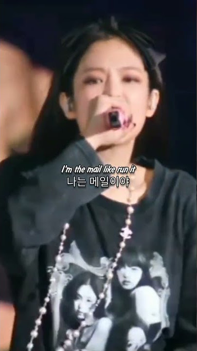 Jennie ddu du ddu du english rap 😎