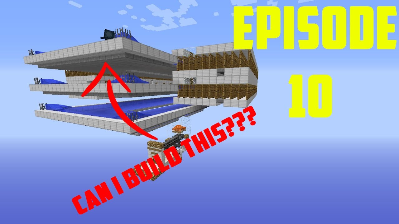 Vanilla Survival Minecraft Ep 11 Building The Iron Titan Part 2 Doors Galore Youtube