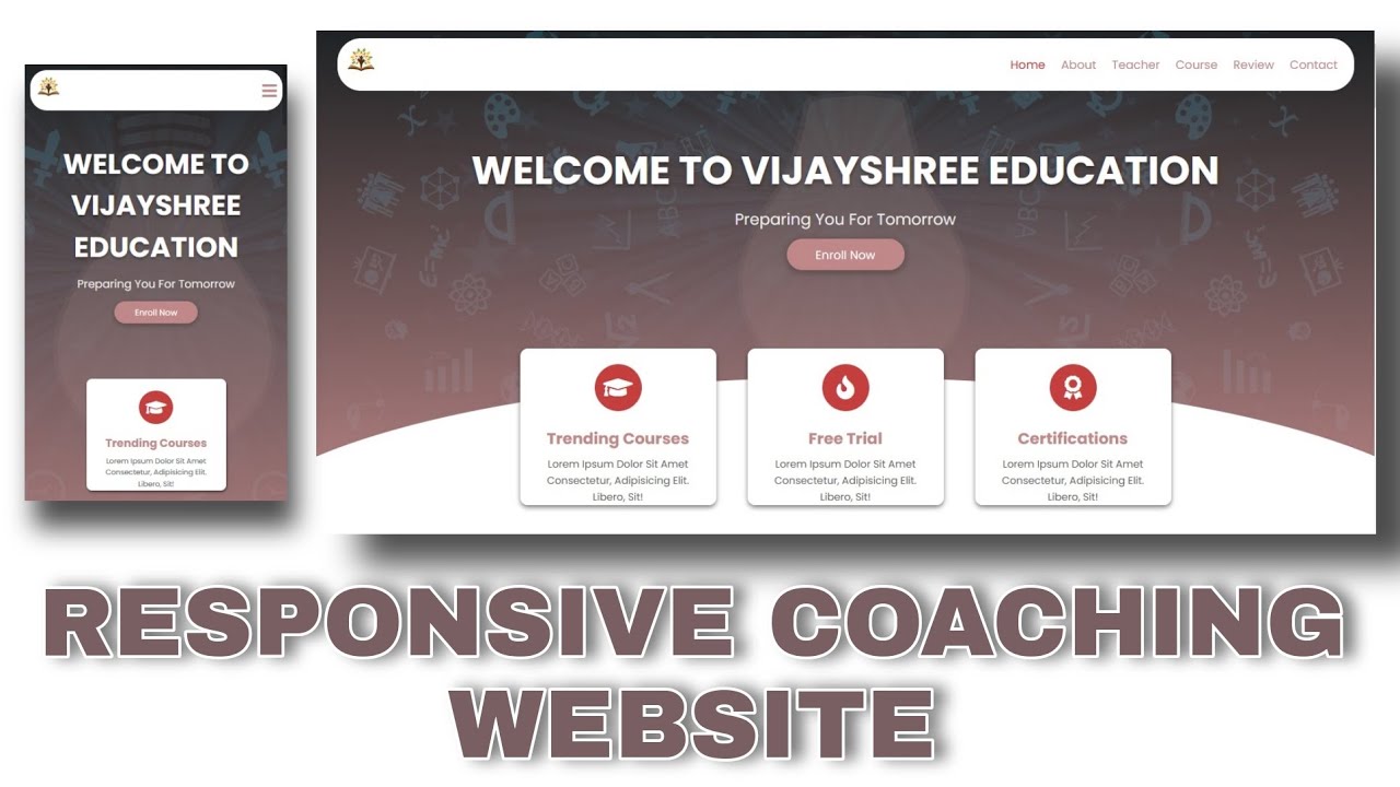 Building a Responsive School Website | Responsive Website - YouTube
