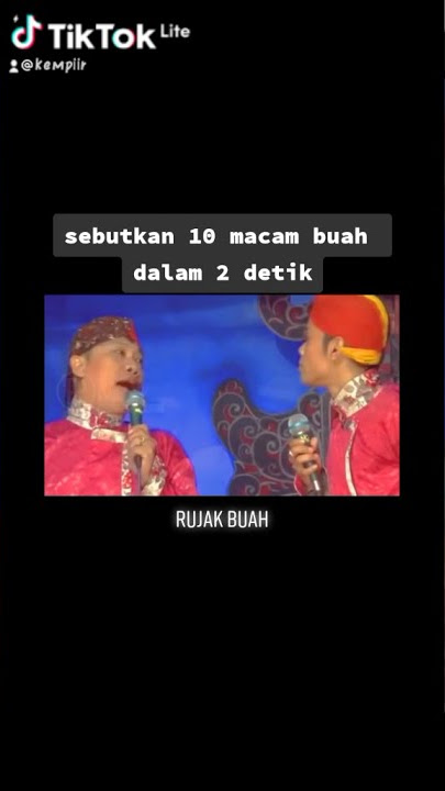percil & cak yudho bab bedekan 'rujak buah'