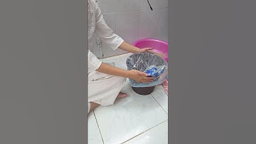 Túi rác dây rút đã có ích #khethui #cat