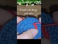 How to crochet a cute project #crochet #knitting #ytshorts #trending