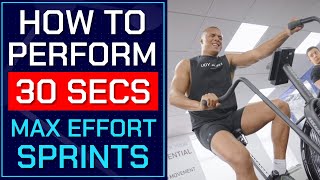 How to Perform 30 Second Max Sprints