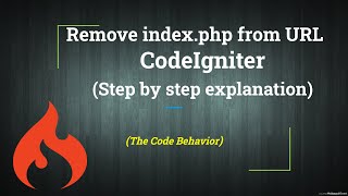 Remove index.php from URL CodeIgniter | Codeigniter remove index.php using htaccess rule