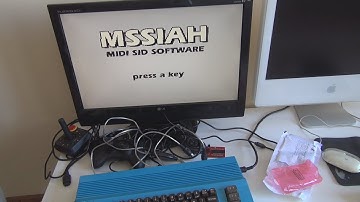 MSSIAH Commodore C64 MIDI Cartridge Unboxing and Test