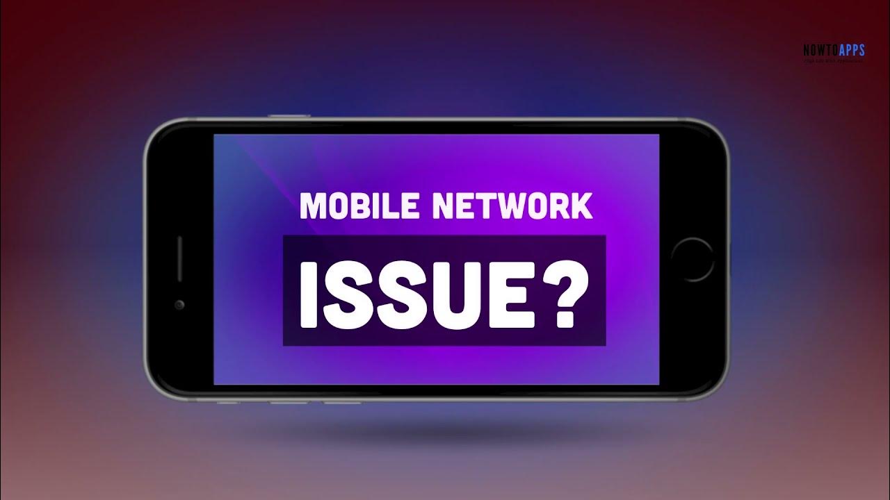 How to fix Mobile Network state disconnected? YouTube