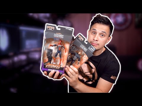Avengers: Infinity War Iron Spider & Captain America 6 Inch Figure Hasbro Marvel Legends | Unboxing
