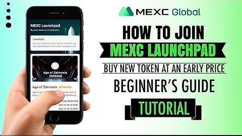 How to JOIN on MEXC LAUNCHPAD for BEGINNERS | Crypto App Tutorial