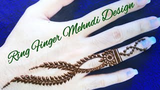 Ring Finger Mehndi Design❤Finger Mehndi Design❤Very Simple Mehndi Design❤Easy Simple Mehndi Design