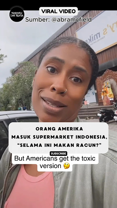 Americans Realize They've Eaten Poison Upon Entering an Indonesian Supermarket⁉️ #bulereaction #s...