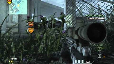 xMrCanadax - MW3 SnD 5 Man MSR Clutch