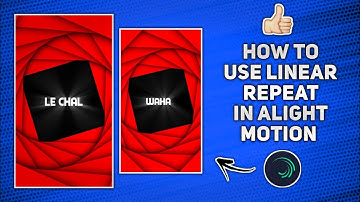 How To Use Linear Repeat In Alight Motion | Alight Motion New Trending Lyrics Status Editing