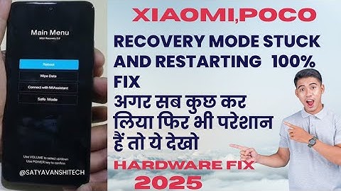 Redmi Note 12 pro 5G Recovery Mode | How To Solve Mi Main Menu Problem - 100% Working