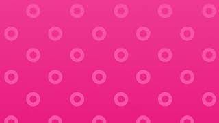 Animated Scrolling Circles in Pink Background (HD)