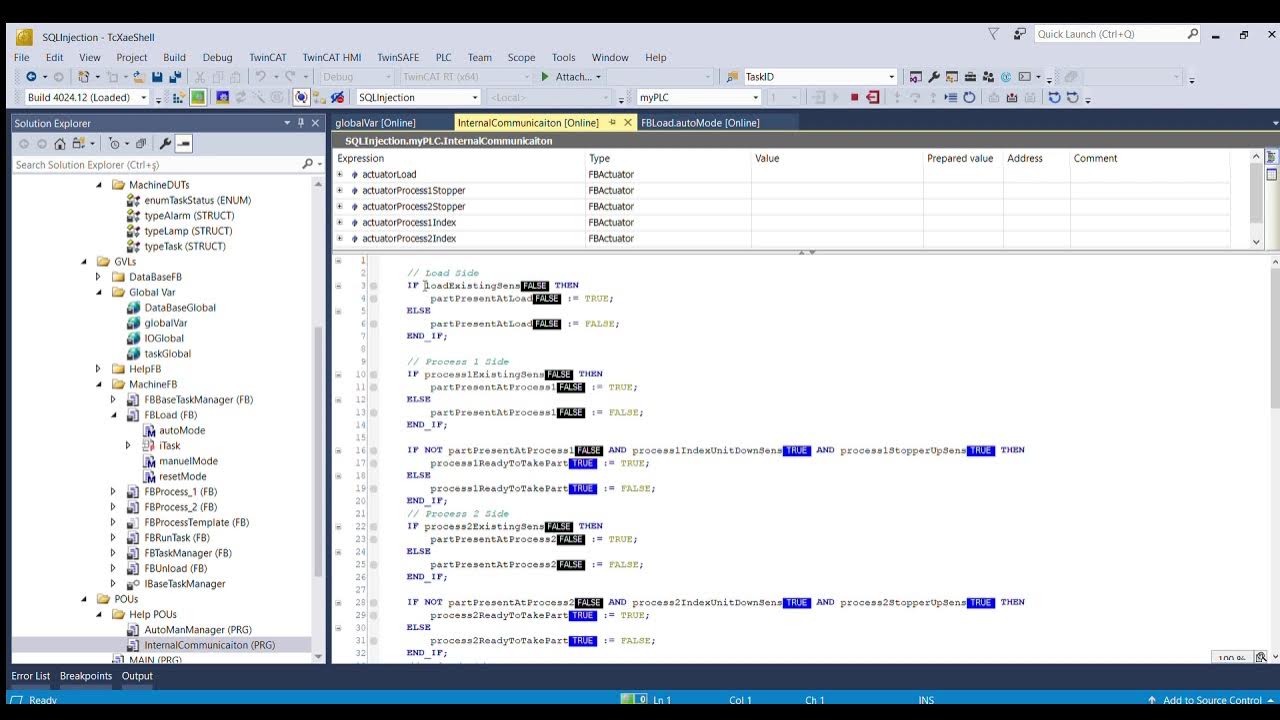 OOP Machine FBs in Beckhoff PLC - YouTube