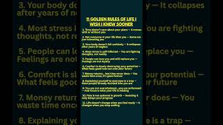 11 Golden Rules of Life I Wish I Knew Sooner (These Will Change Everything!)