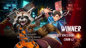 MARVEL VS. CAPCOM: INFINITE Thanos & Dormamu (OVERLORD_1981-) VS Chun-Li & Rocket Raccoon (Me)