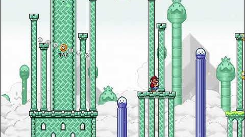 SMBX Custom level Clouddrop Paradise