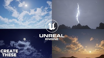 How to Create Sky Weather System In Unreal Engine 5 - UE5 Dynamic Sky Weather System Course