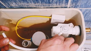 Replace a damaged toilet mechanism without the need for a plumber